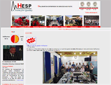 Tablet Screenshot of hesp.com